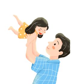 父亲节插画