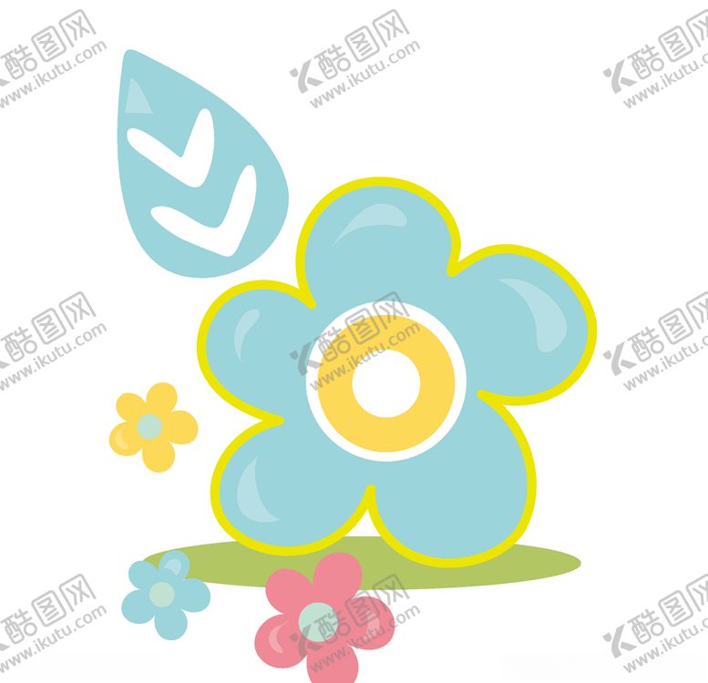 编号：73403507122120488883【酷图网】源文件下载-卡通手绘花朵素材