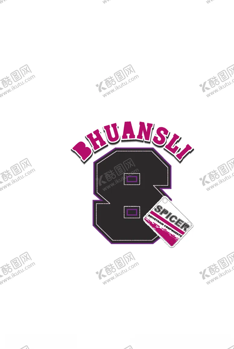 编号：10948806181138335045【酷图网】源文件下载-字母印花