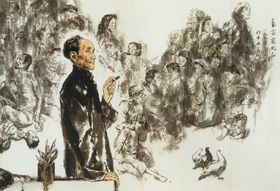 画家蒋兆和图