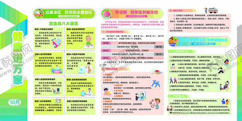 编号：18718704030838253748【酷图网】源文件下载-健康教育宣传栏10