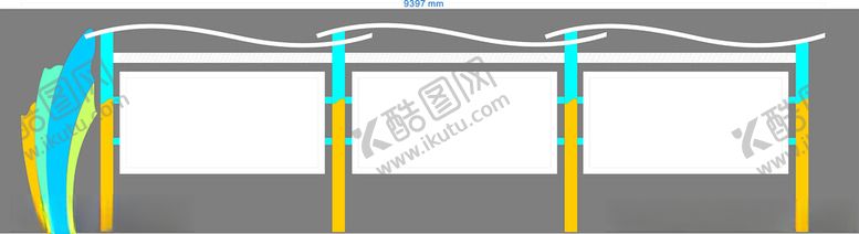 编号：93589601171202399521【酷图网】源文件下载-户外宣传栏