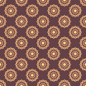 无缝花纹曼陀罗