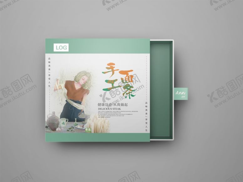 编号：28983809270526545729【酷图网】源文件下载-手工面条包装盒