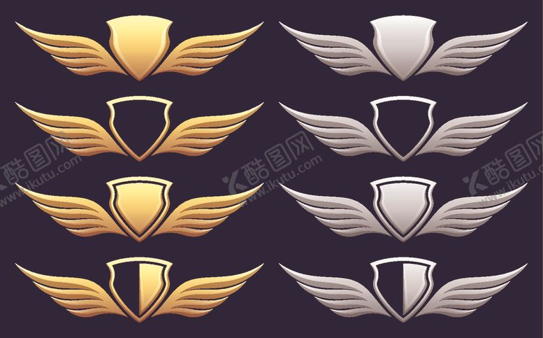 编号：60867109241939512222【酷图网】源文件下载-翅膀logo