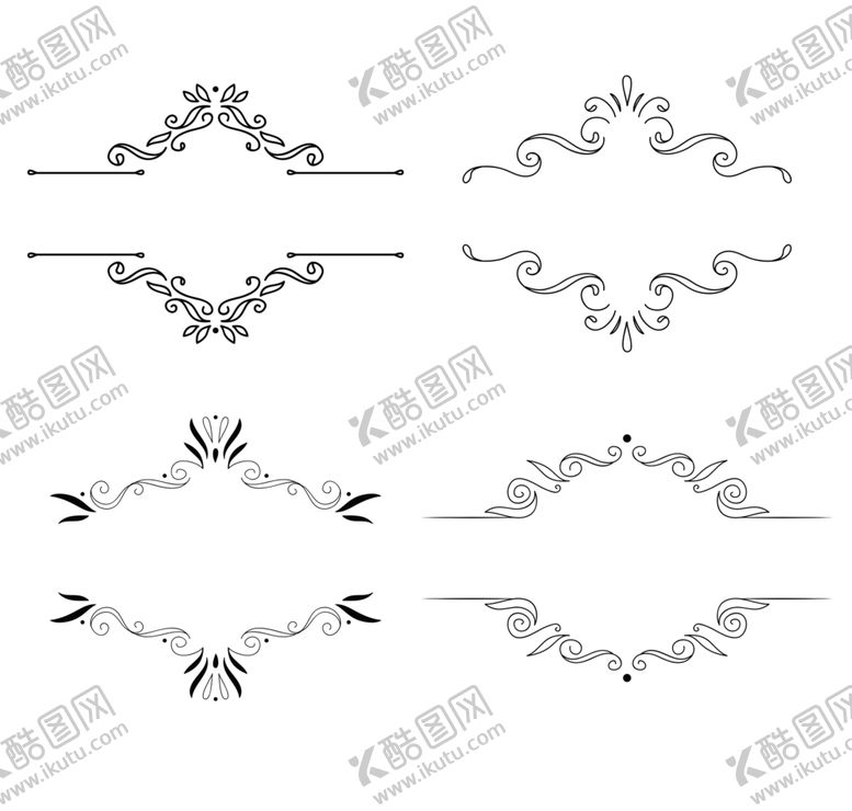 编号：93697604170716254320【酷图网】源文件下载-艺术花边素材