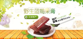 野生蓝莓果膏轮播海报