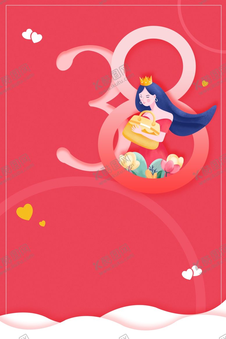 编号：83164210131451403876【酷图网】源文件下载-妇女节背景