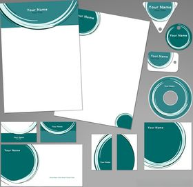 红蓝条纹企业视觉识别系统