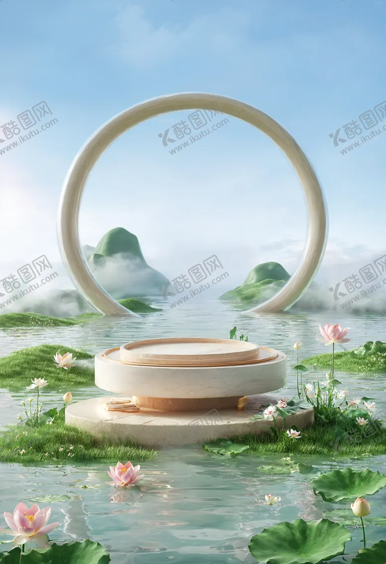 编号：25583312302228521849【酷图网】源文件下载-精美时尚促销展台
