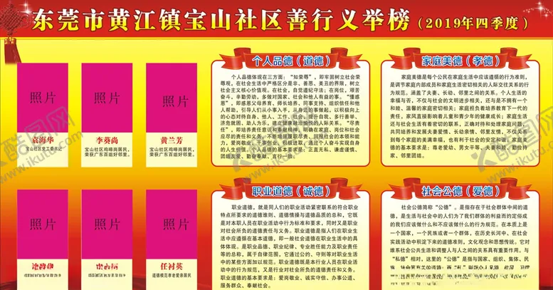 编号：92152007042001279209【酷图网】源文件下载-善行义举榜