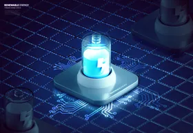 科技感试管实验场景