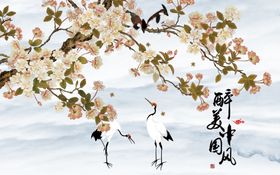 新中式花鸟装饰画