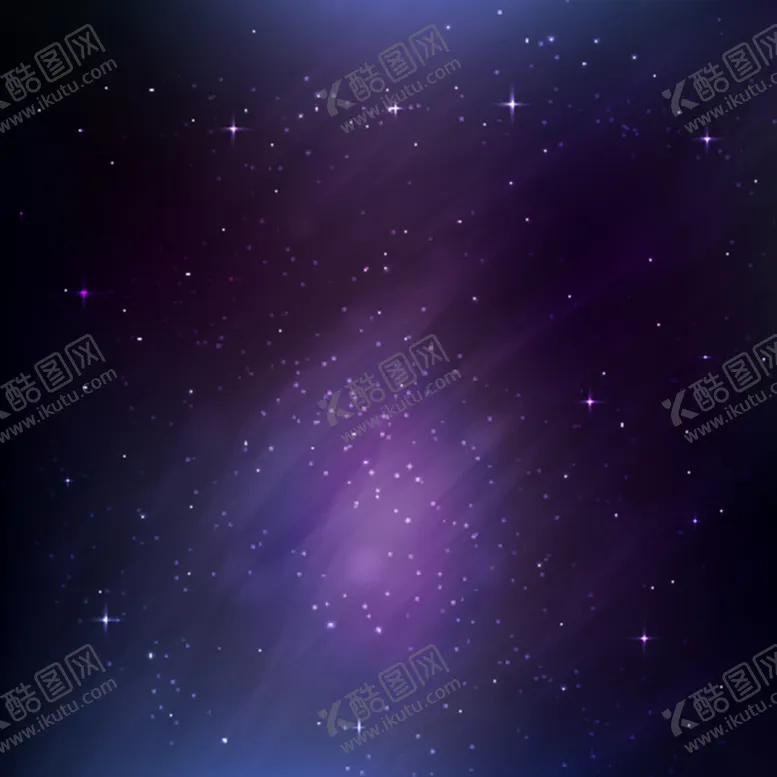 编号：99257312100819192657【酷图网】源文件下载-浪漫紫色星空背景
