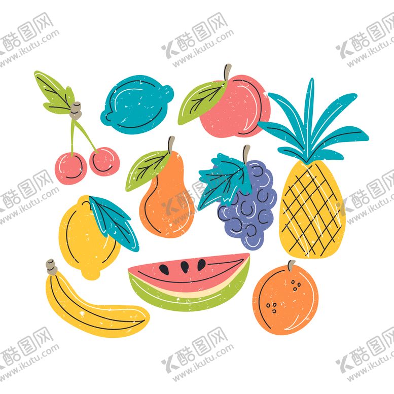 编号：96206009301740528995【酷图网】源文件下载-矢量果蔬素材