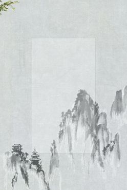   手绘古风插画背景图片 