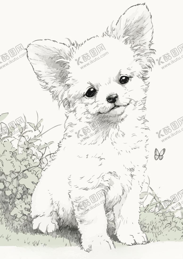 编号：83598402170625293262【酷图网】源文件下载-狗简笔画