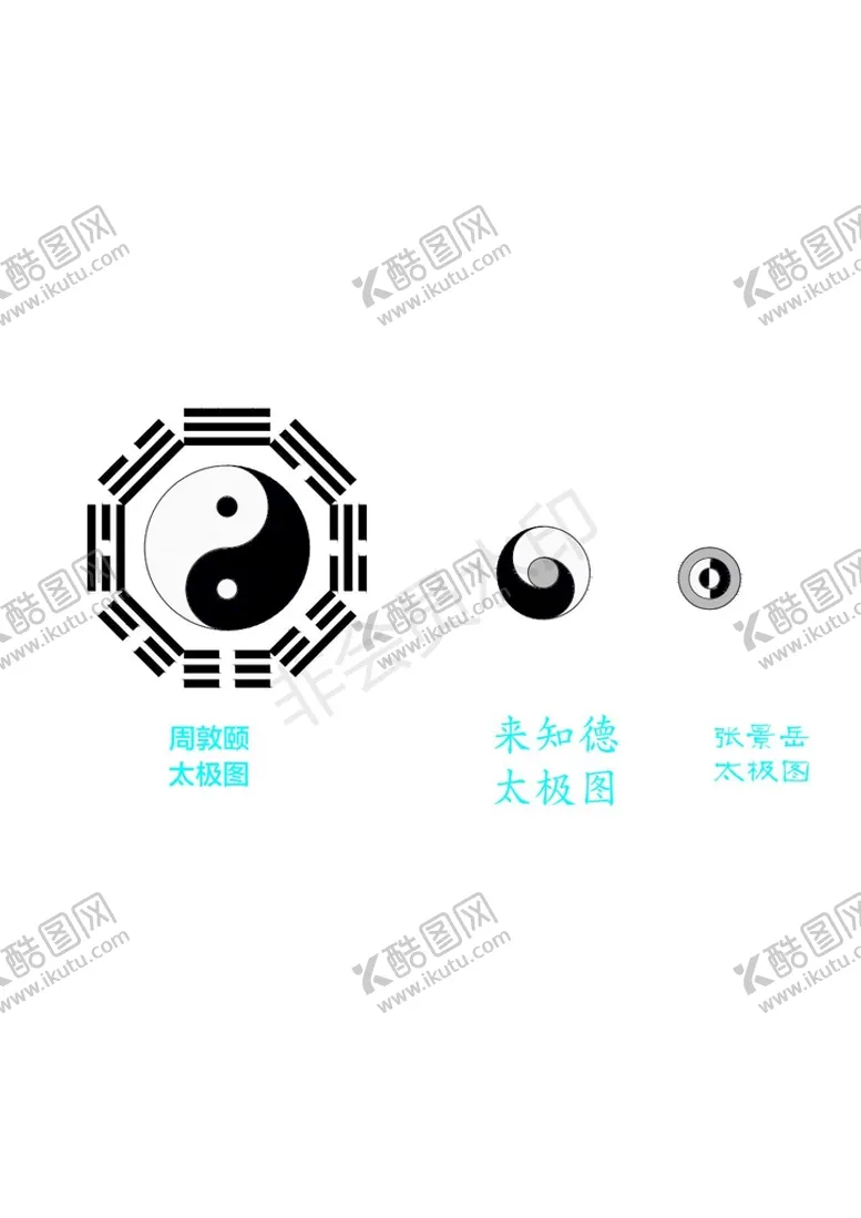 编号：72250611131034493563【酷图网】源文件下载-太极图 三种模型