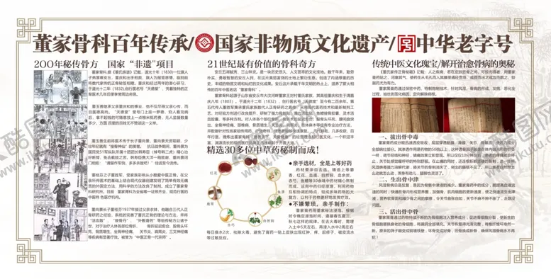 编号：25494610021454096246【酷图网】源文件下载-非遗悬挂董家骨科