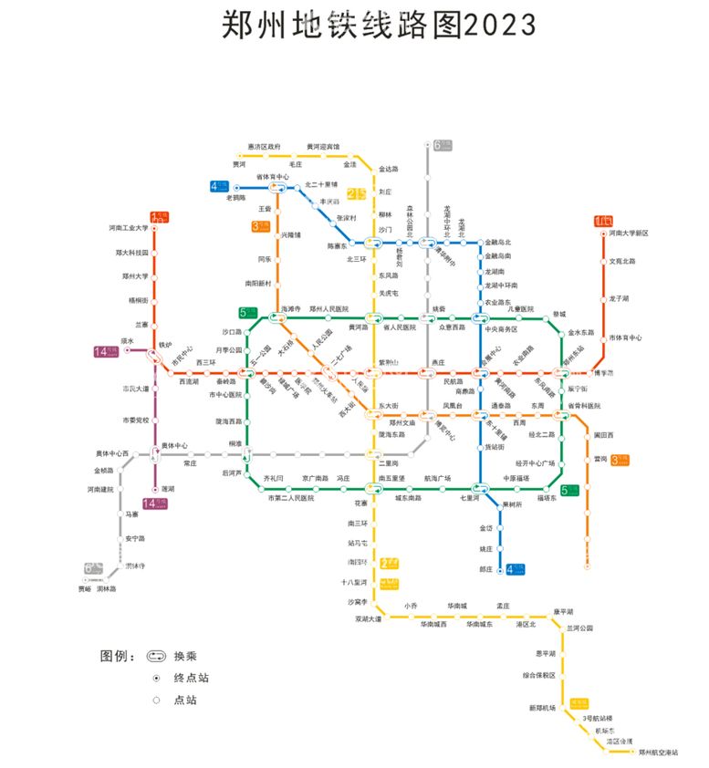 编号：87144812301834548948【酷图网】源文件下载-郑州地铁路线图2023