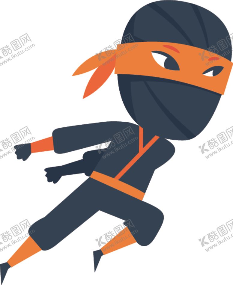 编号：10351205010703587800【酷图网】源文件下载-卡通忍者