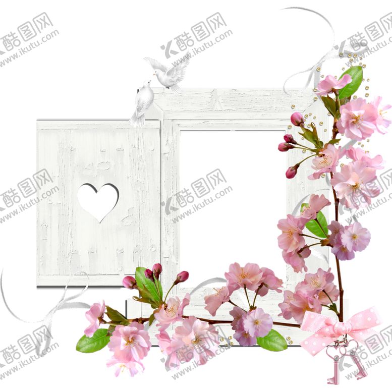 编号：16200506240559331429【酷图网】源文件下载-花框背景元素