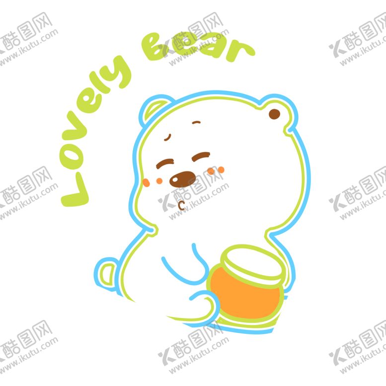 编号：65225401260212475163【酷图网】源文件下载-卡通蜜蜂熊印花图案设计