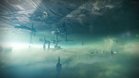 彩色动漫风景插画背景