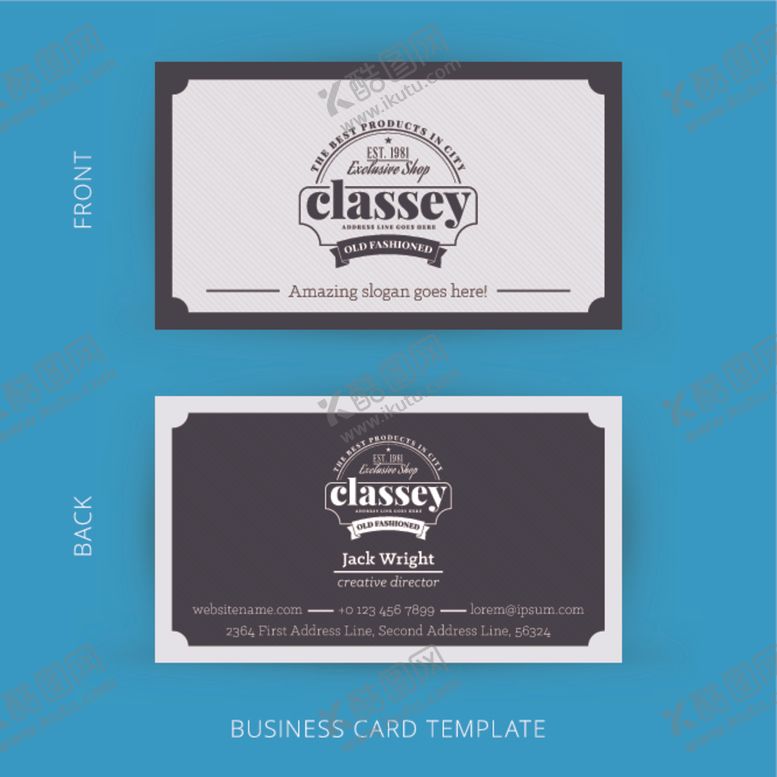 编号：44048410291155548606【酷图网】源文件下载-企业名片