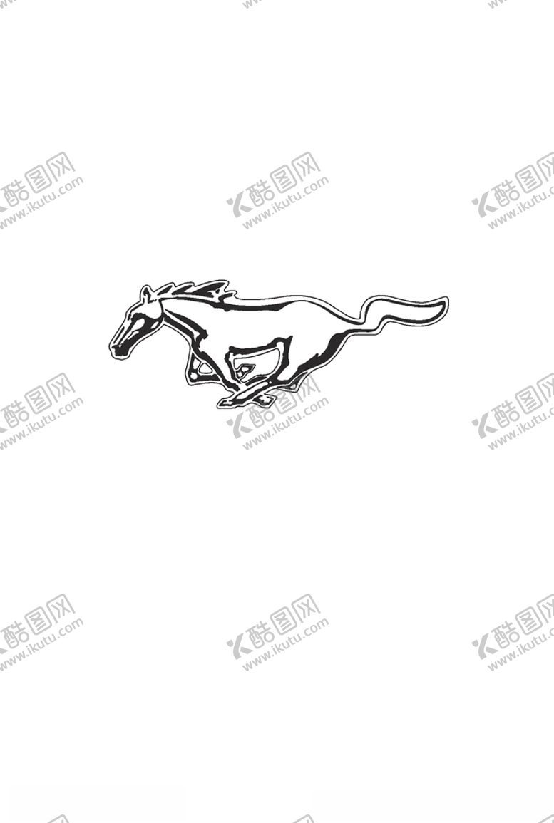 编号：53296604201508392361【酷图网】源文件下载-福特野马汽车logo
