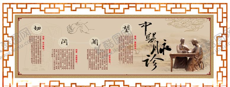 编号：94701607082339553917【酷图网】源文件下载-中医脉诊望闻问切