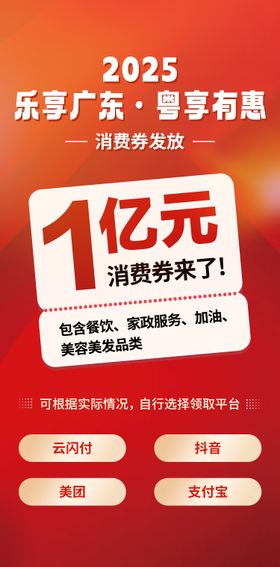 消费券宣传海报