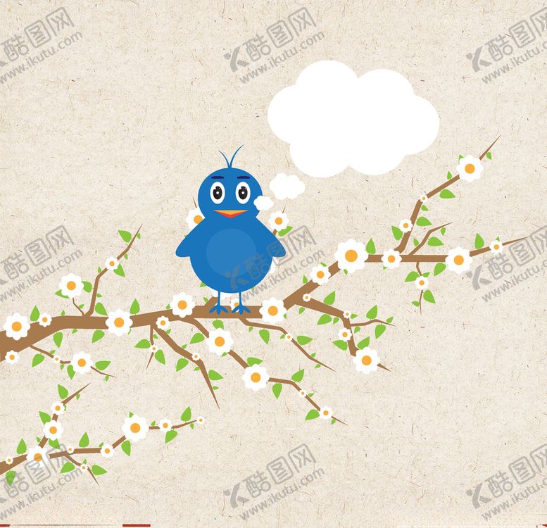 编号：59289309280803008261【酷图网】源文件下载-矢量动物矢量植物插画手绘