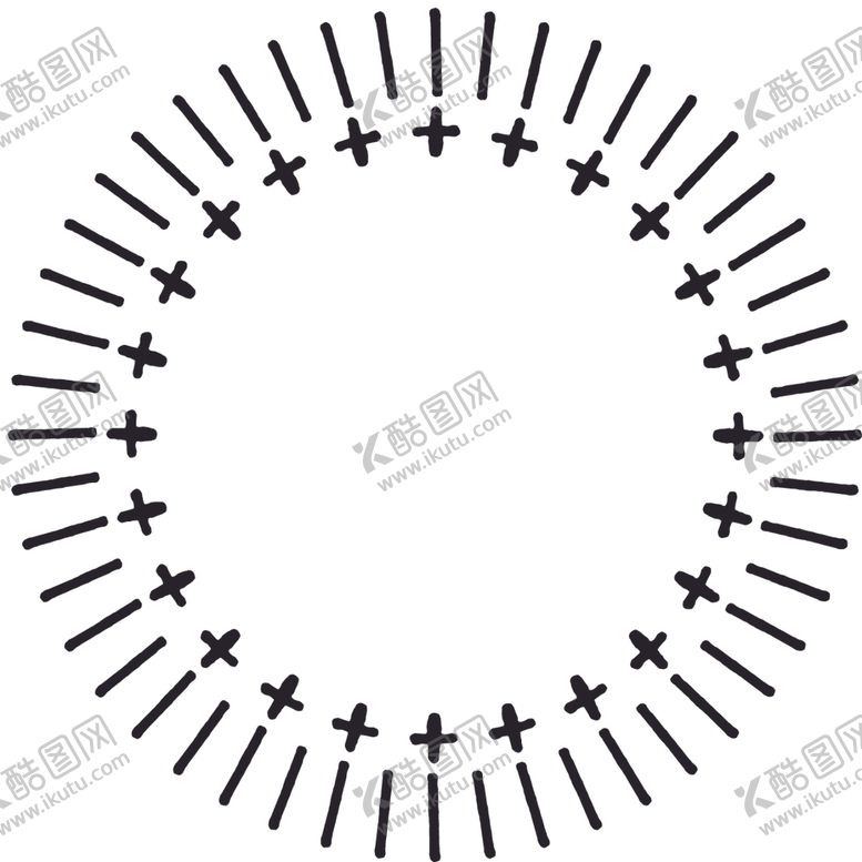 编号：96494206272359253593【酷图网】源文件下载-手绘黑白图案