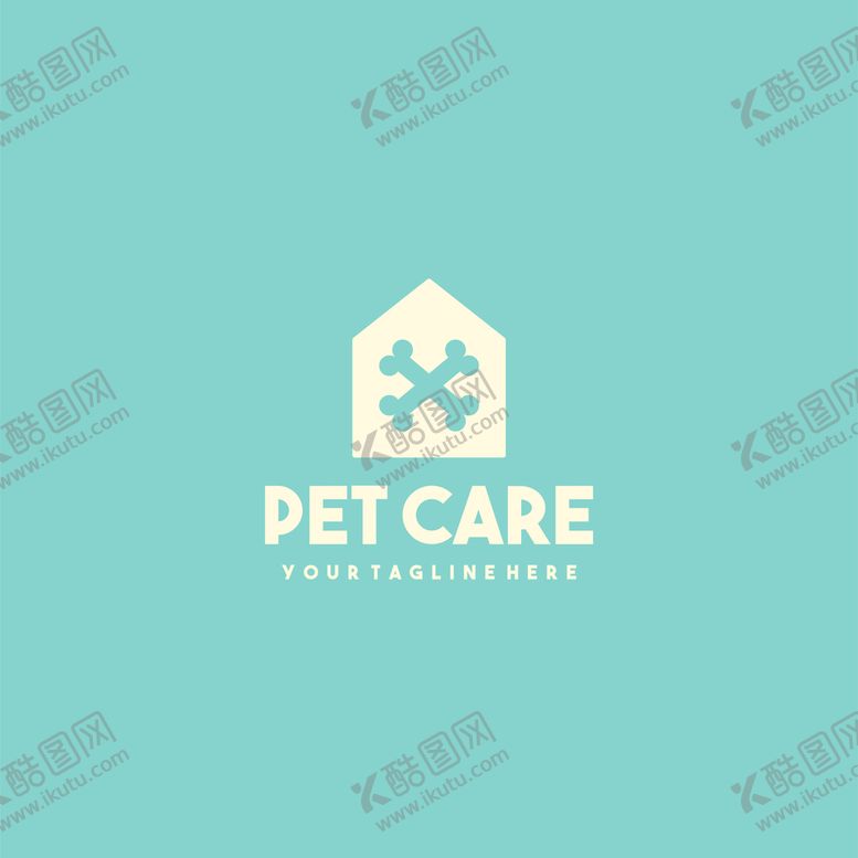 编号：16023509140518529846【酷图网】源文件下载-宠物logo标志扁平化设计