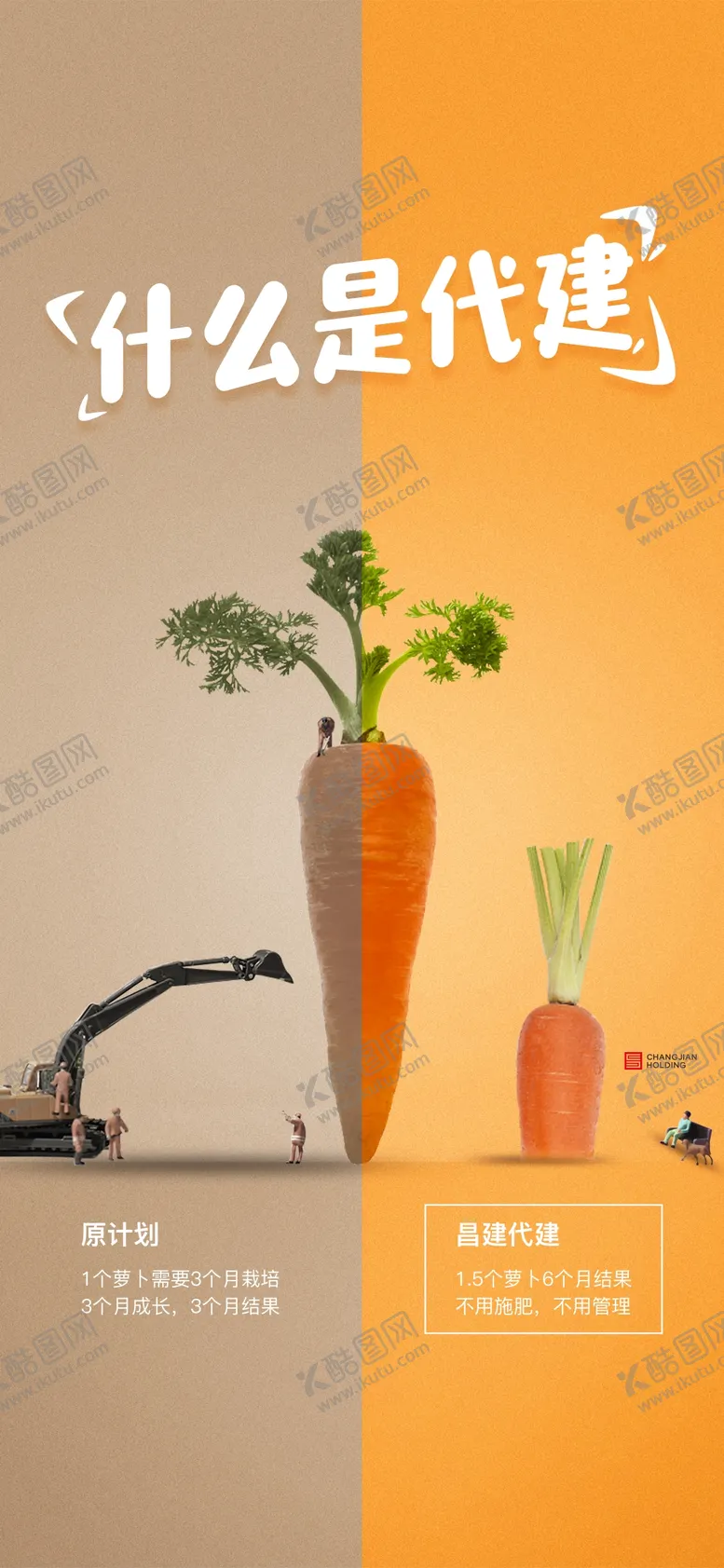 编号：71094401171159005388【酷图网】源文件下载-代建创意胡萝卜海报