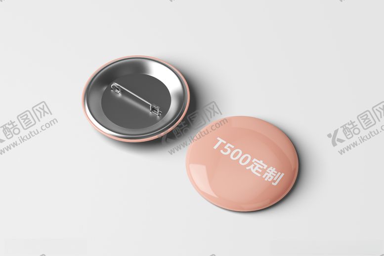 编号：96677909190449272636【酷图网】源文件下载-圆形胸牌样机