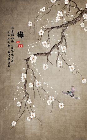 装饰画入户玄关设计水墨