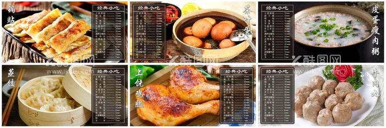 编号：47502112020206392983【酷图网】源文件下载-美食城菜单灯片点单牌