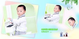 儿童幼儿宝宝相册模板相册模板