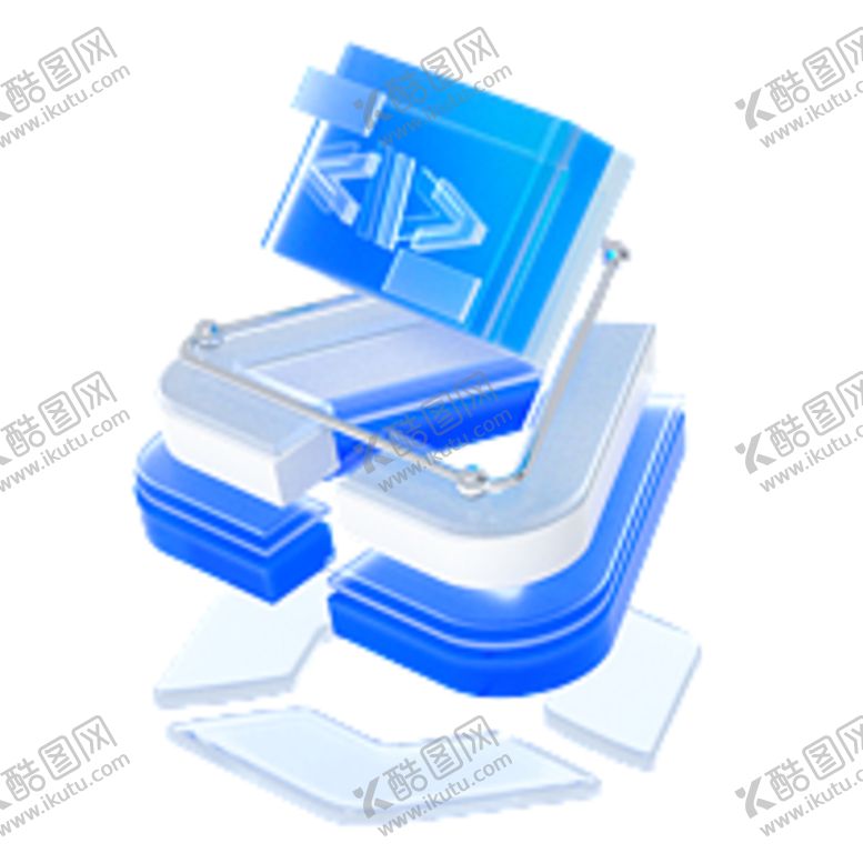 编号：81393902200740593129【酷图网】源文件下载-3D质感科技图标