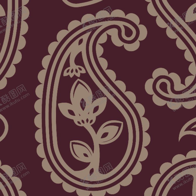 编号：31408610292331048194【酷图网】源文件下载-复古布艺花纹图案