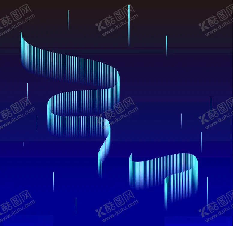 编号：81937406251526454365【酷图网】源文件下载-渐变线条可编辑可换色