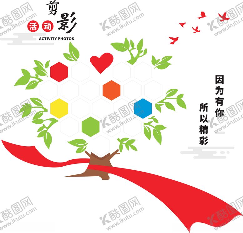 编号：17262909210041233077【酷图网】源文件下载-活动剪影文化墙