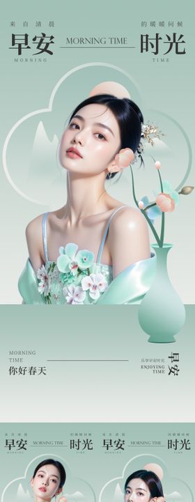 医美早安立春系列海报