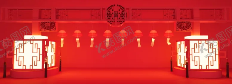 编号：65782309270832313407【酷图网】源文件下载-红色喜庆节日背景