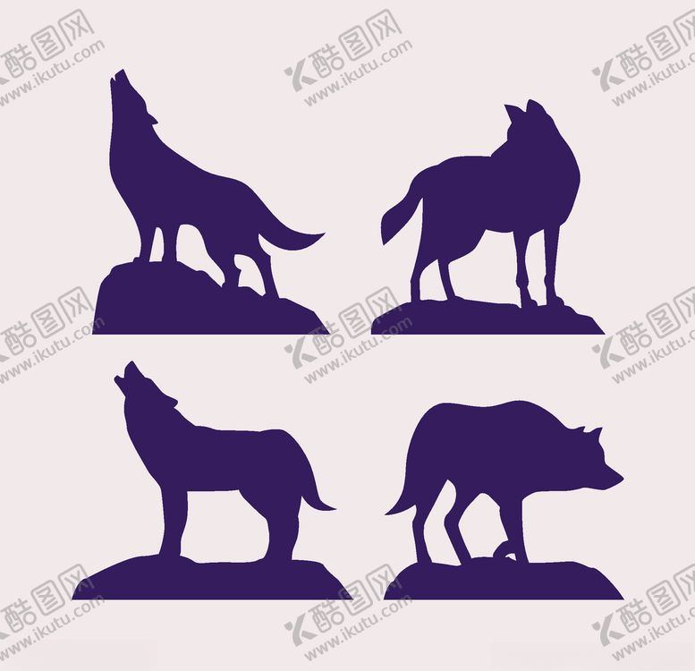 编号：23260109282017286834【酷图网】源文件下载-狼剪影