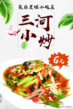 美味三河小炒美食展示