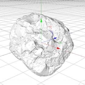 C4D模型岩石假山石头景观石