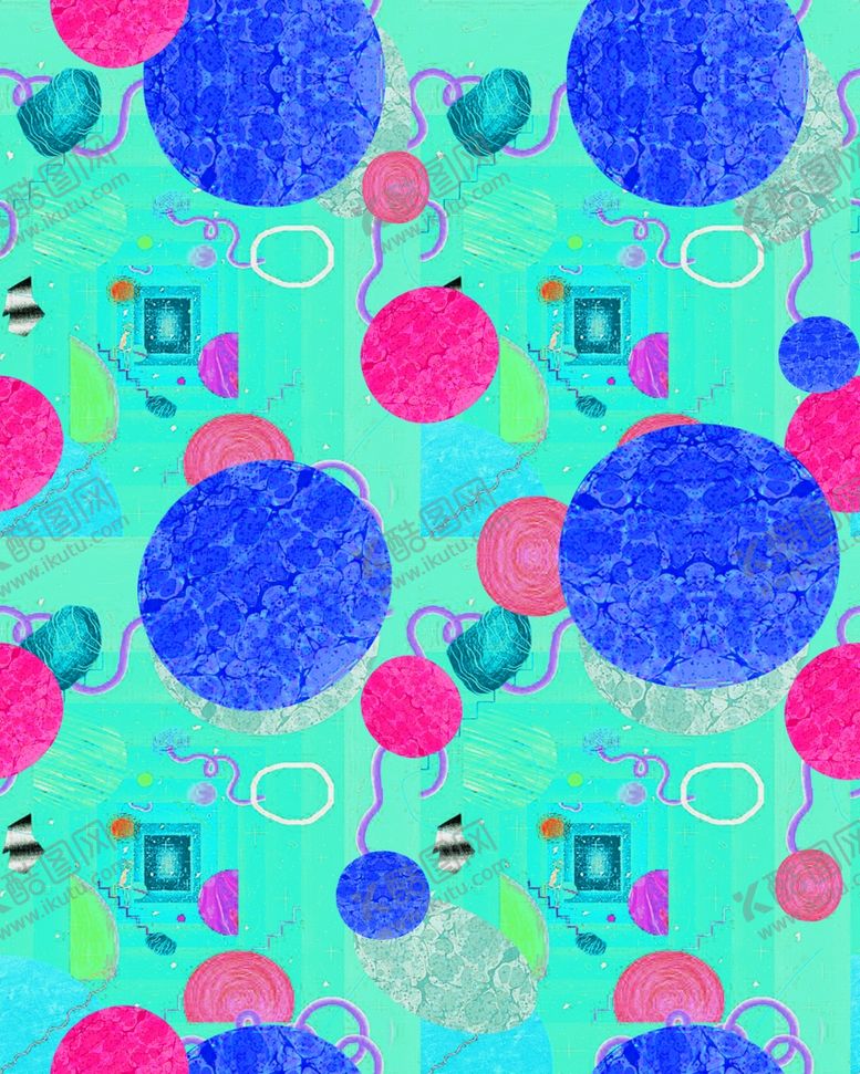 编号：91909610030016191745【酷图网】源文件下载-数码花型服装设计高清